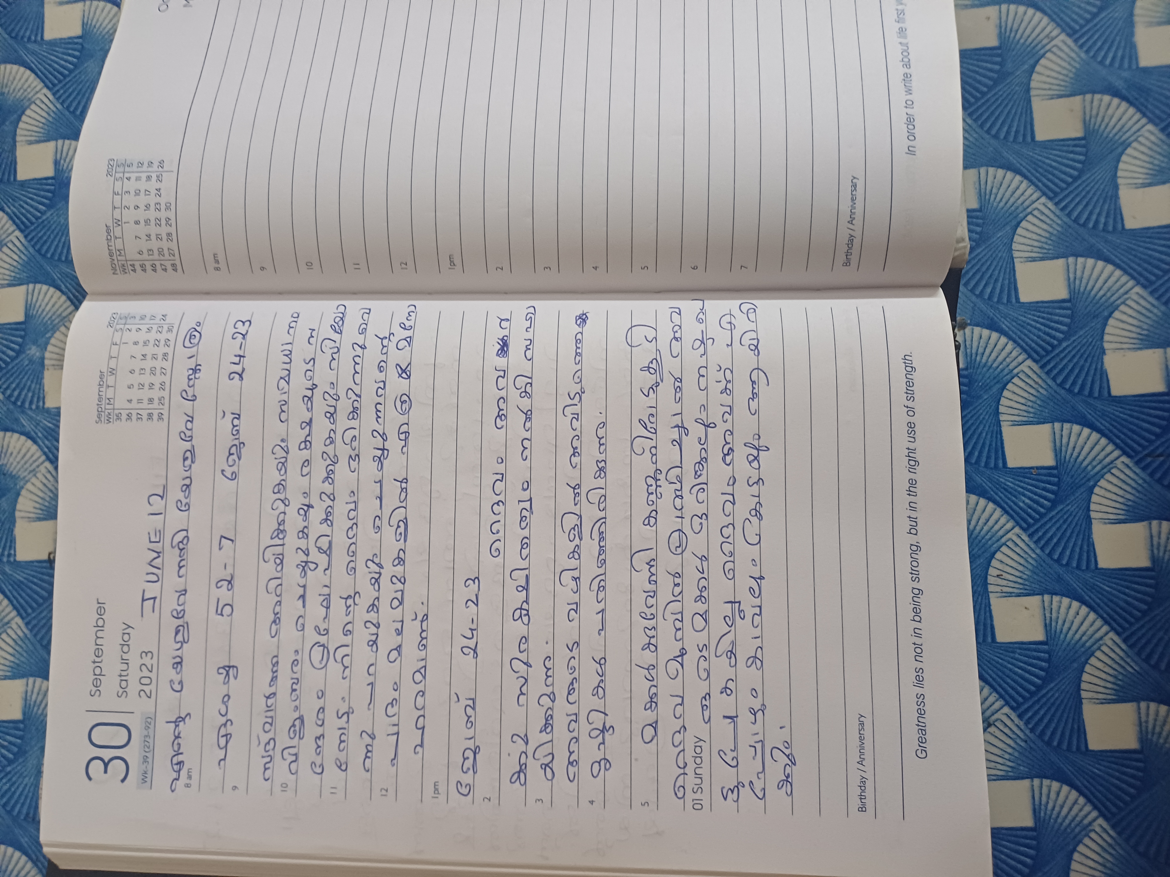 Diary photo for June 12, 2025