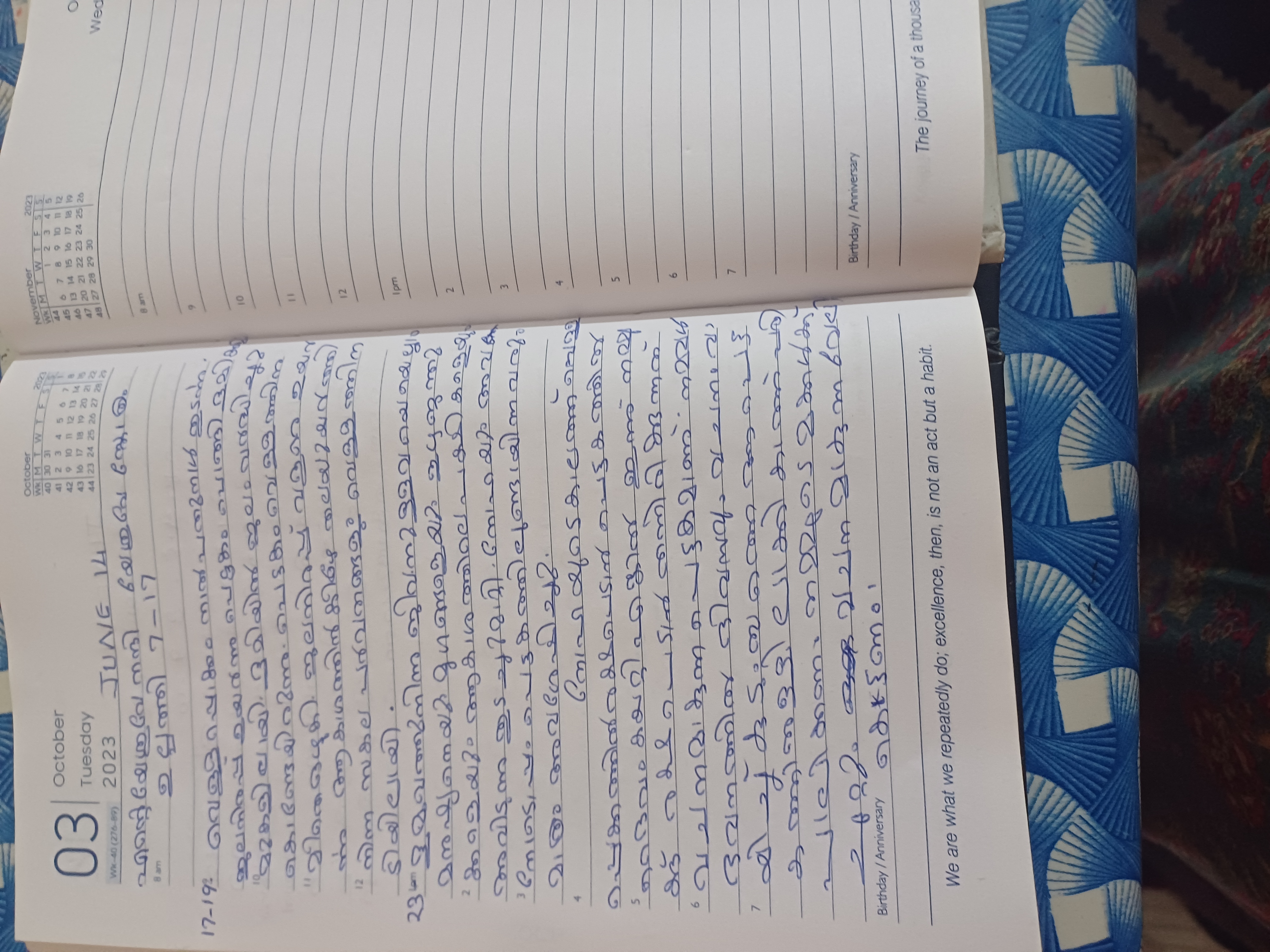 Diary photo for June 14, 2025