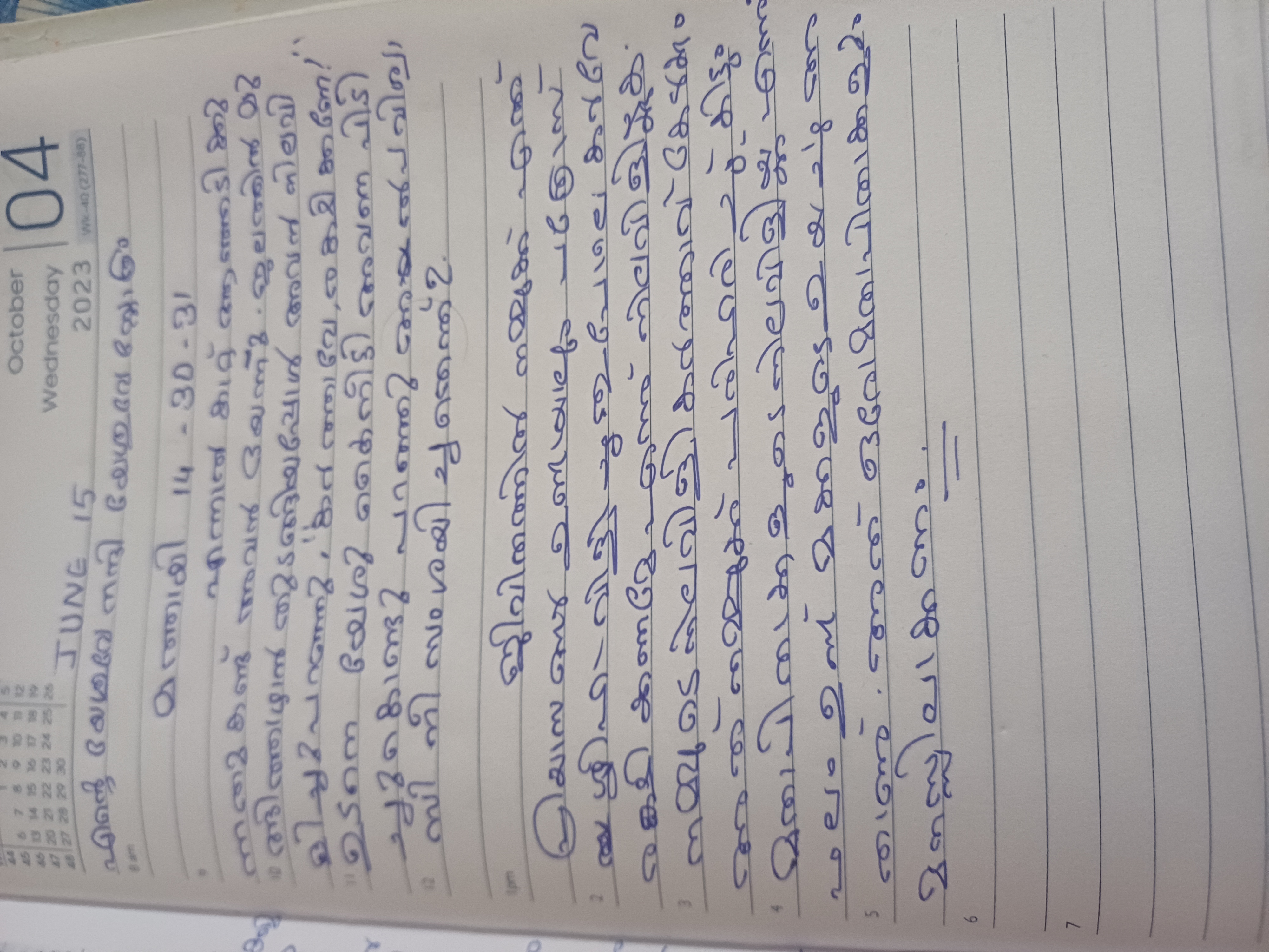 Diary photo for June 15, 2025